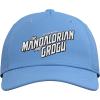 image:imageStar Wars The Mandalorian and Grogu Official BampW Movie Logo Adjustable Printed Baseball HatLight Blue