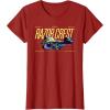 image:imageStar Wars The Mandalorian and Grogu Razor Crest Ship Vintage TShirtCranberry Red