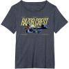 image:imageStar Wars The Mandalorian and Grogu Razor Crest Ship Vintage TShirtHeather Blue