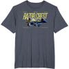 image:imageStar Wars The Mandalorian and Grogu Razor Crest Ship Vintage TShirtHeather Blue
