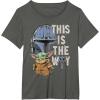 image:imageStar Wars The Mandalorian and Grogu This is the Way Graphic TShirtAsphalt Grey