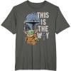 image:imageStar Wars The Mandalorian and Grogu This is the Way Graphic TShirtAsphalt Grey