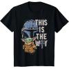image:imageStar Wars The Mandalorian and Grogu This is the Way Graphic TShirtBlack