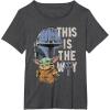 image:imageStar Wars The Mandalorian and Grogu This is the Way Graphic TShirtDark Heather Grey