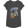 image:imageStar Wars The Mandalorian and Grogu This is the Way Graphic TShirtDark Heather Grey