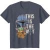 image:imageStar Wars The Mandalorian and Grogu This is the Way Graphic TShirtHeather Blue