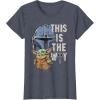 image:imageStar Wars The Mandalorian and Grogu This is the Way Graphic TShirtHeather Blue