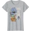 image:imageStar Wars The Mandalorian and Grogu This is the Way Graphic TShirtHeather Grey