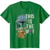 image:imageStar Wars The Mandalorian and Grogu This is the Way Graphic TShirtKelly Green
