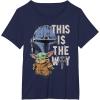 image:imageStar Wars The Mandalorian and Grogu This is the Way Graphic TShirtNavy Blue