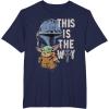 image:imageStar Wars The Mandalorian and Grogu This is the Way Graphic TShirtNavy Blue