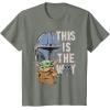 image:imageStar Wars The Mandalorian and Grogu This is the Way Graphic TShirtOlive Heather