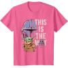 image:imageStar Wars The Mandalorian and Grogu This is the Way Graphic TShirtPink Heather