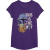 image:imageStar Wars The Mandalorian and Grogu This is the Way Graphic TShirtPurple