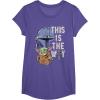 image:imageStar Wars The Mandalorian and Grogu This is the Way Graphic TShirtPurple Heather