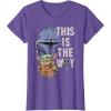 image:imageStar Wars The Mandalorian and Grogu This is the Way Graphic TShirtPurple Heather
