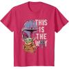 image:imageStar Wars The Mandalorian and Grogu This is the Way Graphic TShirtRed Heather