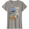 image:imageStar Wars The Mandalorian and Grogu This is the Way Graphic TShirtSlate Grey