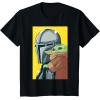 image:imageThe Mandalorian And Grogu Comic Art Style Side Portraits TShirtBlack
