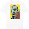 image:imageThe Mandalorian And Grogu Comic Art Style Side Portraits TShirtWhite