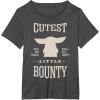 image:imageThe Mandalorian And Grogu Cutest Little Bounty Naps amp Snacks TShirtDark Heather Grey