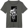 image:imageThe Mandalorian And Grogu Imperial Stormtroopers Stencil Art TShirtAsphalt Grey