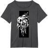 image:imageThe Mandalorian And Grogu Imperial Stormtroopers Stencil Art TShirtDark Heather Grey