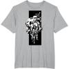 image:imageThe Mandalorian And Grogu Imperial Stormtroopers Stencil Art TShirtHeather Grey