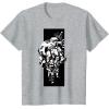 image:imageThe Mandalorian And Grogu Imperial Stormtroopers Stencil Art TShirtHeather Grey