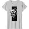image:imageThe Mandalorian And Grogu Imperial Stormtroopers Stencil Art TShirtSilver Grey