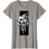 image:imageThe Mandalorian And Grogu Imperial Stormtroopers Stencil Art TShirtSlate Grey