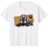 image:imageThe Mandalorian And Grogu Watercolor Duo Mudhorn Clan Of Two TShirtWhite