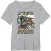 image:imageThe Mandalorian and Grogu  Aurebesh TShirtHeather Grey