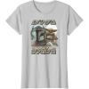 image:imageThe Mandalorian and Grogu  Aurebesh TShirtSilver Grey