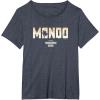 image:imageThe Mandalorian and Grogu  Bold Mando Silhouette TShirtHeather Blue