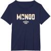 image:imageThe Mandalorian and Grogu  Bold Mando Silhouette TShirtNavy Blue