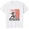 image:imageThe Mandalorian and Grogu  Bounty Hunter Propaganda Poster TShirtWhite
