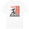 image:imageThe Mandalorian and Grogu  Bounty Hunter Propaganda Poster TShirtWhite