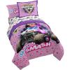 image:imageJay Franco Kids Comforter Set Includes Sheets and Pillow Covers  Soft and Cozy Bed Set for Stylish Room Decor Official Licensed Bedding Blue  The Mandalorian 7 Piece QueenPink  Monster Jam