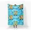 image:imageJay Franco Kids Plush Throw Blanket  Soft amp Cozy Fleece Throw for Bedroom amp Couch Dcor Official Licensed Product Blue  The Mandalorian 40x50  Travel BlanketBlue  Cocomelon
