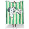 image:imageJay Franco Kids Plush Throw Blanket  Soft amp Cozy Fleece Throw for Bedroom amp Couch Dcor Official Licensed Product Blue  The Mandalorian 40x50  Travel BlanketMulti  101 Dalmatians