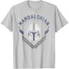 image:imageStar Wars The Mandalorian Legendary Warrior Bounty Hunter TShirtSilver Grey