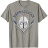 image:imageStar Wars The Mandalorian Legendary Warrior Bounty Hunter TShirtSlate Grey