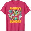 image:imageStar Wars The Mandalorian and Grogu Always Hungry Snacks TShirtRed Heather