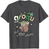 image:imageStar Wars The Mandalorian and Grogu Eat More Frogs Sketch TShirtDark Heather Grey
