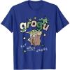 image:imageStar Wars The Mandalorian and Grogu Eat More Frogs Sketch TShirtRoyal Blue