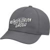 image:imageStar Wars The Mandalorian and Grogu Official BampW Movie Logo Adjustable Printed Baseball HatSlate Grey