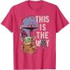image:imageStar Wars The Mandalorian and Grogu This is the Way Graphic TShirtRed Heather