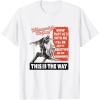 image:imageThe Mandalorian and Grogu  Bounty Hunter Propaganda Poster TShirtWhite