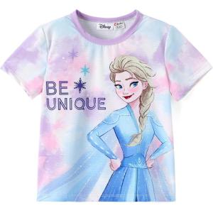 image:imageDisney Princess Frozen Marvel Stitch Minnie Mickey Star Wars GirlsBoys Athletic Shirts UV Quick Dry Graphic TShirt 29 YearFrozen Elsa
